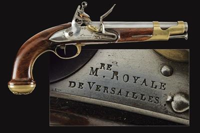 Pistola a Pietra Focaia della Guardia del Corpo Mod. 1815 - Versailles