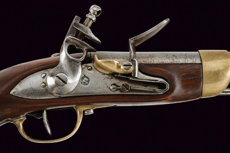 Rara Pistola Tipo Mod. 1822 a Pietra Focaia con Punzone Ottomano - Impero Ottomano