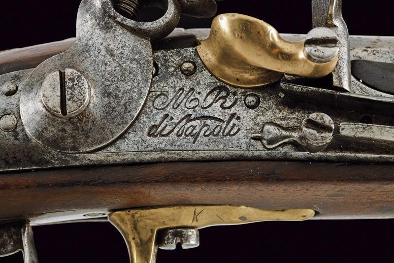 Pistola a Pietra Focaia da Cavalleria An XIII - Regno delle Due Sicilie