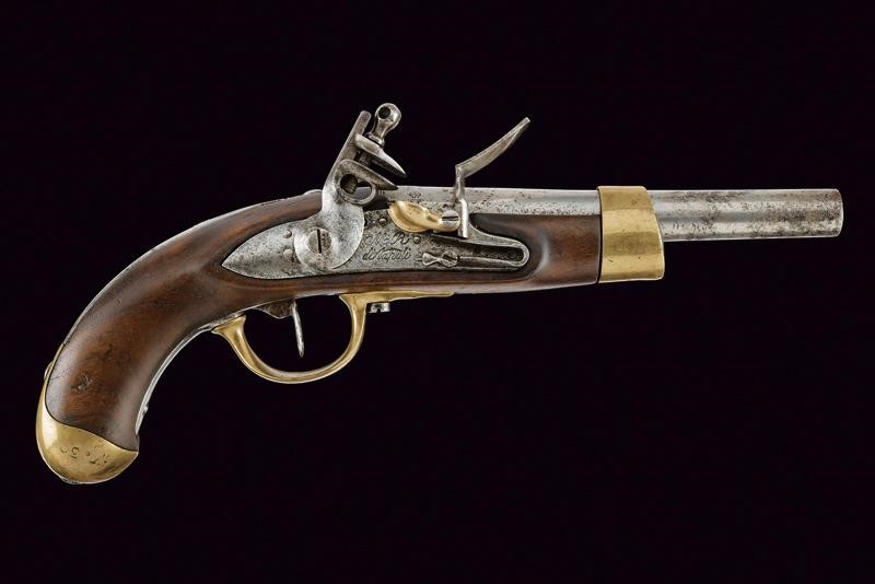 Pistola a Pietra Focaia da Cavalleria An XIII - Regno delle Due Sicilie