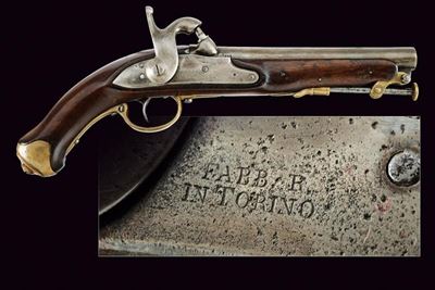 Pistola a Luminello da Marina Mod. 1844 - Torino
