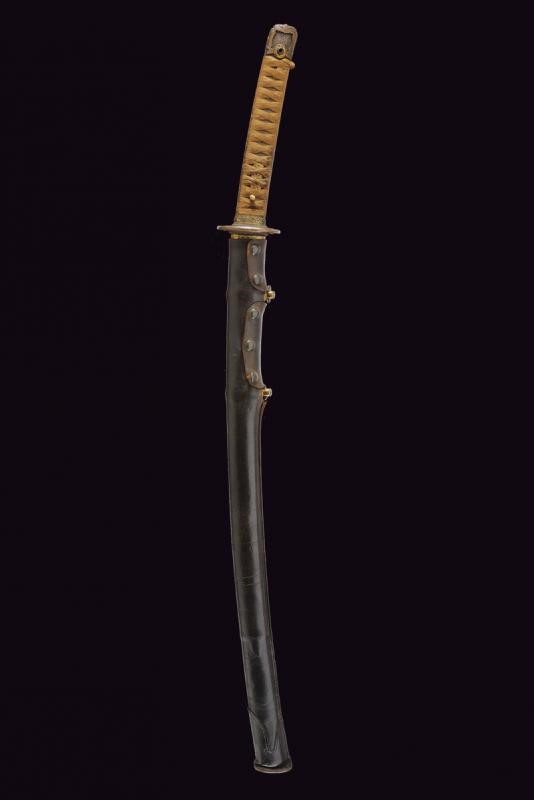 Chisa-gatana in Koshirae Kai-gunto (marina Militare) - Giappone
