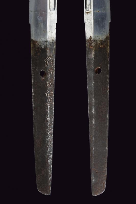 Katana Gunto Militare Firmata Bishu No Kuni Osafune Yoshi Mitsu - Giappone