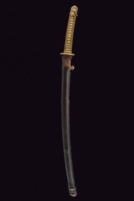 Katana Gunto Militare Firmata Bishu No Kuni Osafune Yoshi Mitsu - Giappone