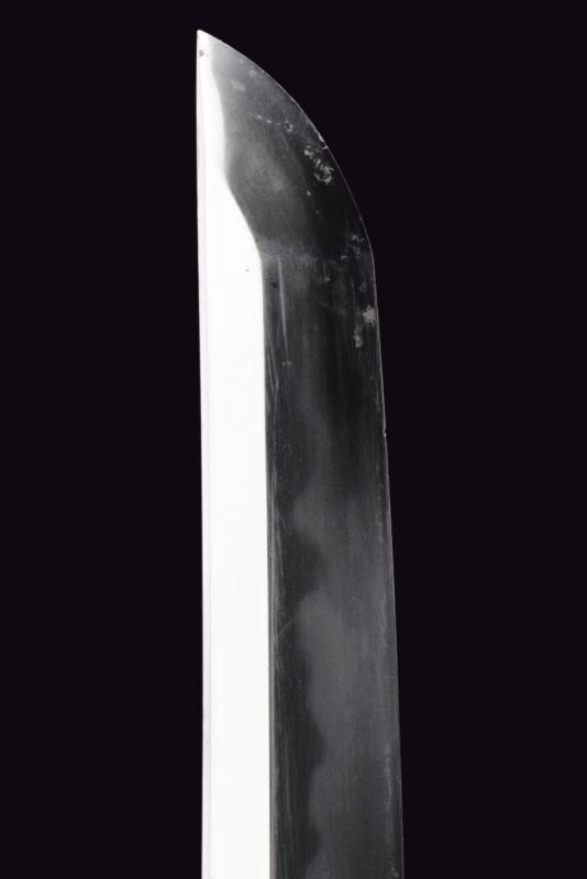 Wakizashi con Firma Hoshu Takada Fujiwara No Ju Teru Yuki - Giappone