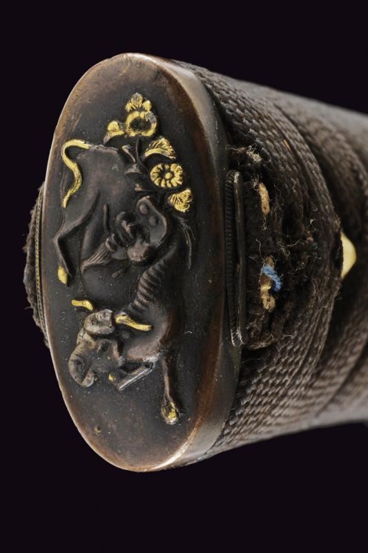 Wakizashi con Firma Hoshu Takada Fujiwara No Ju Teru Yuki - Giappone