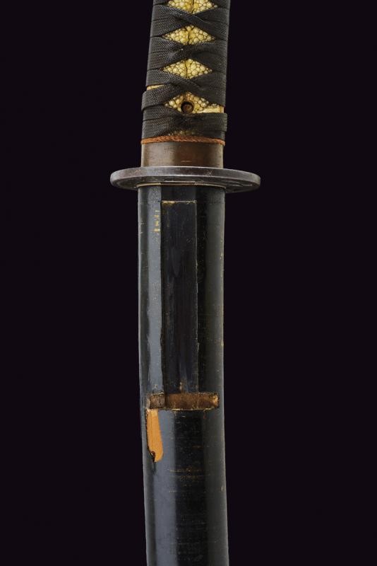Wakizashi con Firma Hoshu Takada Fujiwara No Ju Teru Yuki - Giappone