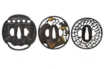 Lotto di Tre Tsuba - Giappone