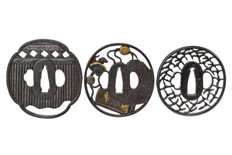 Lotto di Tre Tsuba - Giappone