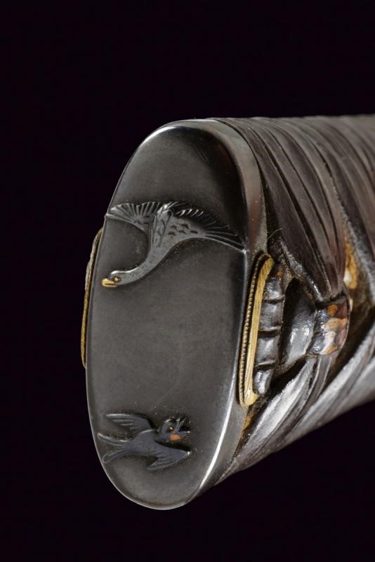 Sunobe Tanto (ko Wakizashi) Firmato Kanewara - Giappone