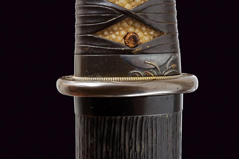 Sunobe Tanto (ko Wakizashi) Firmato Kanewara - Giappone
