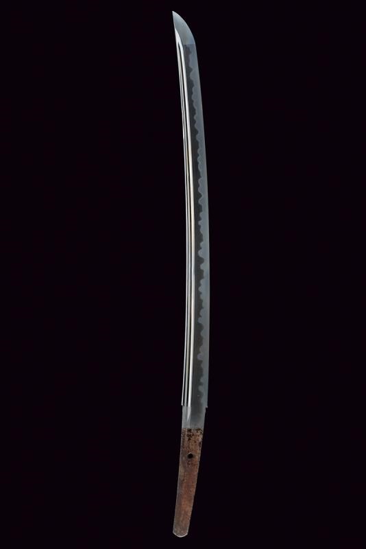 Importante Wakizashi in Shirasaya Firmato Ashu Ju Suke Hira - Giappone