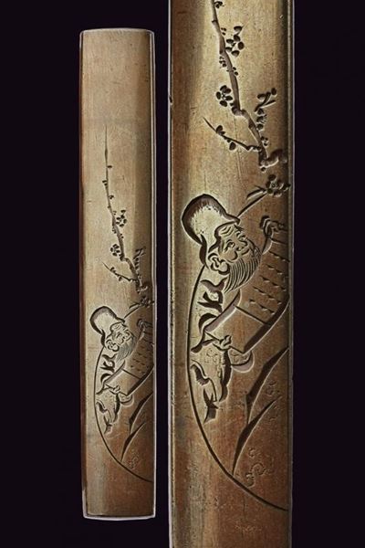 Kozuka con Firma Yasunobu - Giappone