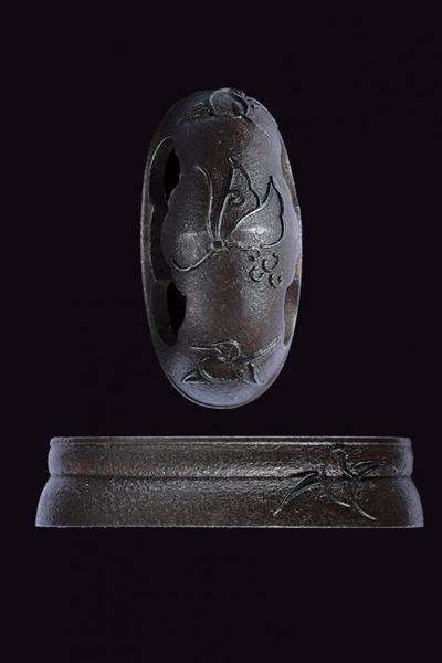 Fuchi-kashira di Scuola Higo - Giappone
