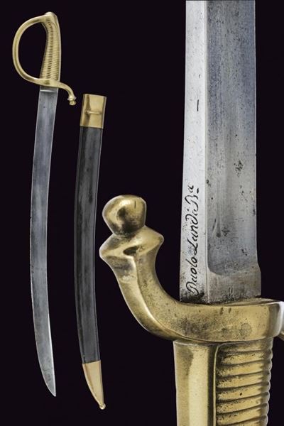 Sabre Briquet Mod. An IX Firmato Landi - Regno Italico