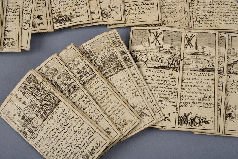Rarissimo Gioco Militare di Carte di Albrizzi - Venezia