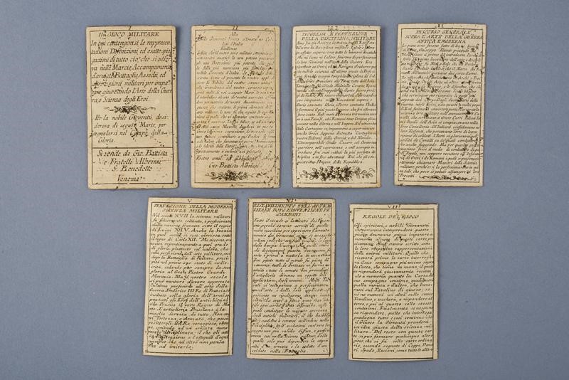 Rarissimo Gioco Militare di Carte di Albrizzi - Venezia