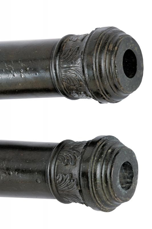 Raro Paio di Bellissimi Cannoni con Stemma Nobiliare - Germania