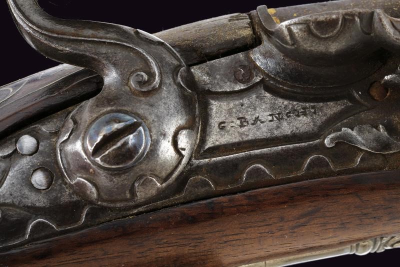 Tromboncino a Pietra Focaia Firmato G. Banchi - Italia