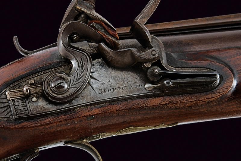 Trombone a Pietra Focaia con Baionetta a Scatto di Clough & Son - Bath
