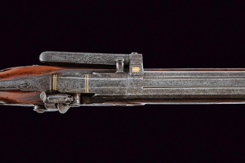 Interessante Fucile a Luminello da Tiro di A. F. Biven - Londra