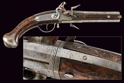 Pistola Wender a Pietra Focaia - Europa