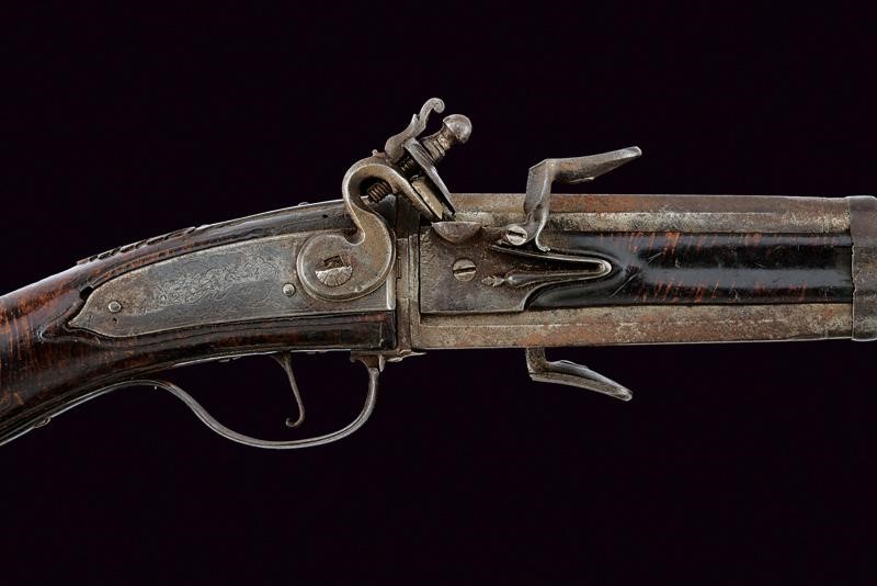 Raro Pistola Scavezza Wender a Pietra Focaia - Roma