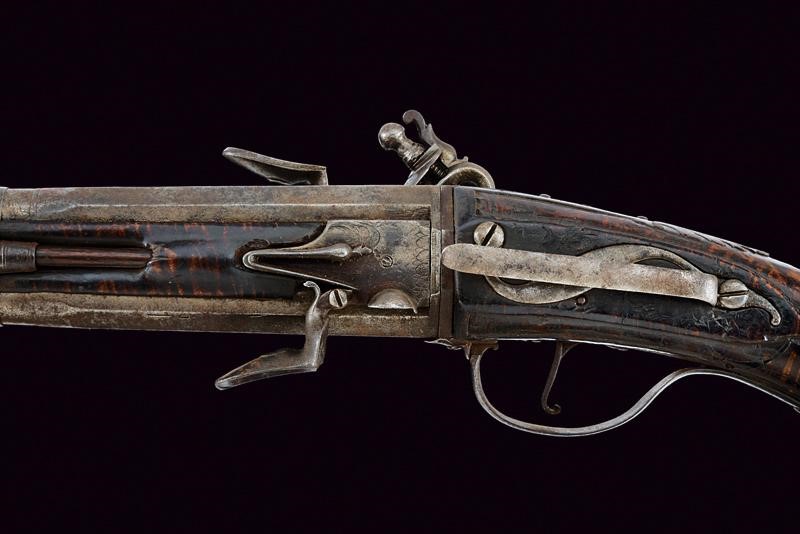 Raro Pistola Scavezza Wender a Pietra Focaia - Roma