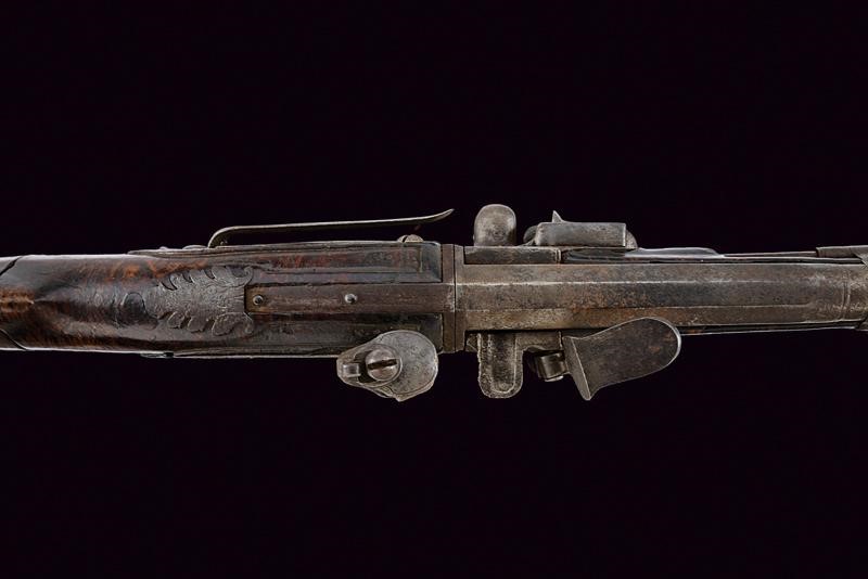 Raro Pistola Scavezza Wender a Pietra Focaia - Roma