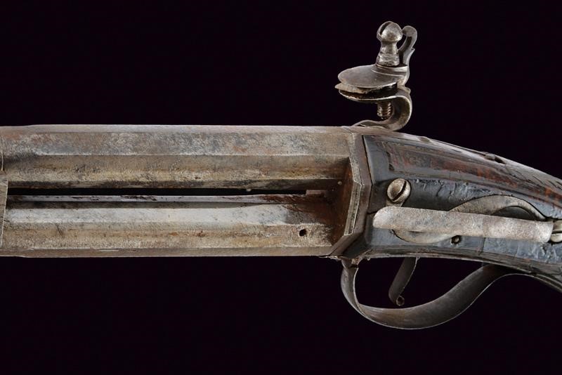 Raro Pistola Scavezza Wender a Pietra Focaia - Roma
