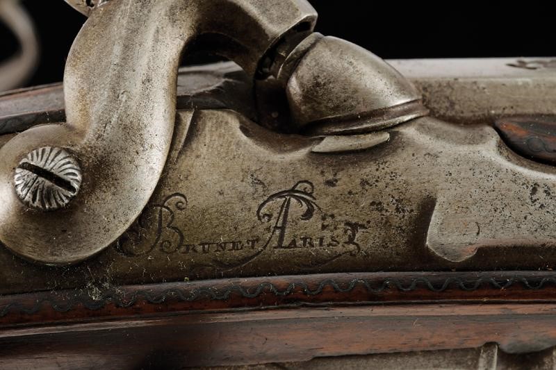 Paio di Pistole Ridotte a Luminello di Brunet - Francia