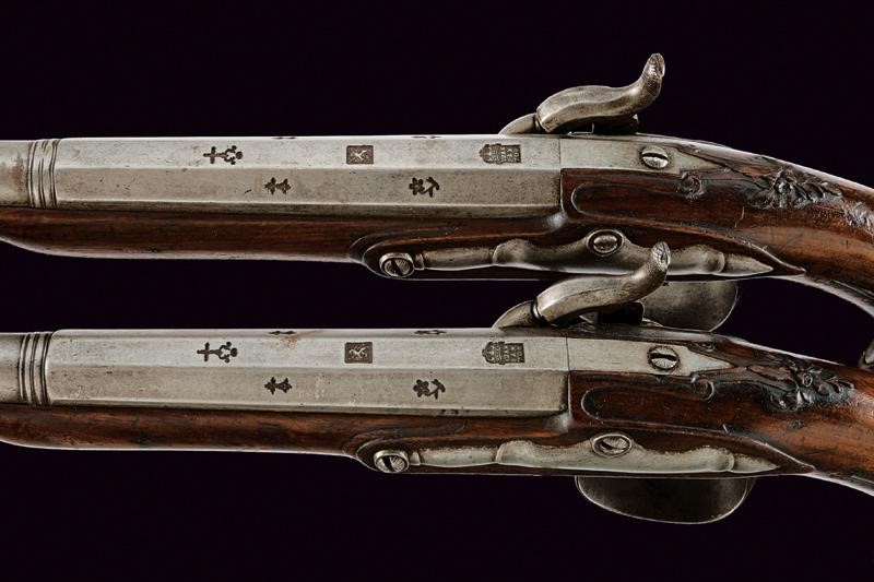 Paio di Pistole Ridotte a Luminello di Brunet - Francia