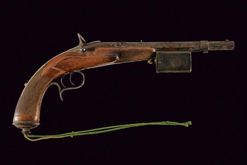 Rarissima Pistola Flobert da Tiro con Lampada - Francia