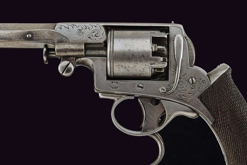 Bel Revolver Adams a Luminello di C. D. Duly - Belgio