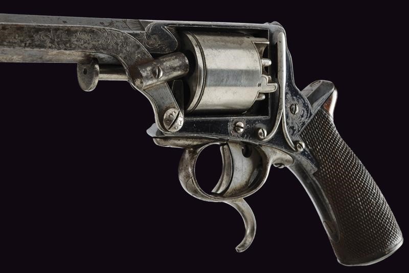 Bel Revolver Tranter a Luminello di W. Scott & Son - Birmingham