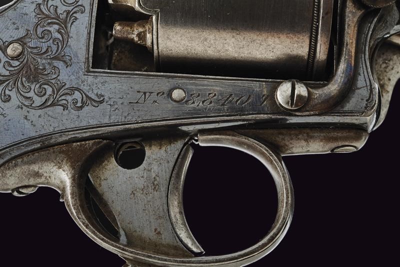 Bel Revolver Tranter a Luminello di W. Scott & Son - Birmingham