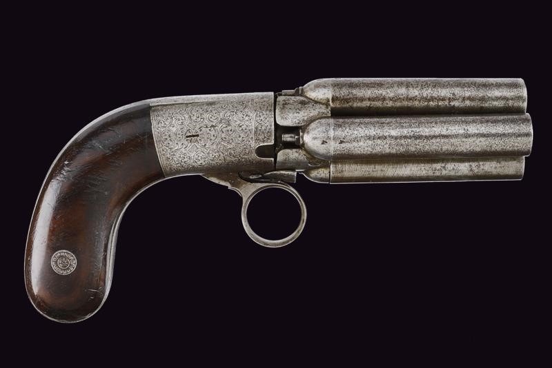 Pepperbox Revolver a Luminello di Mariette - Belgio