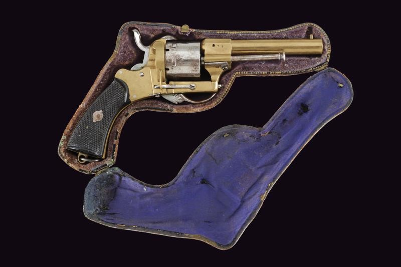 Revolver a Spillo da Marina in Astuccio - Belgio