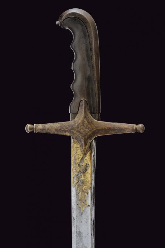 Sciabola da Ufficiale del Corpo di Stato Maggiore Adottata nel 1843 con Bellissima Lama - Regno d...