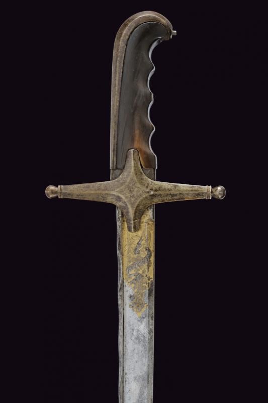 Sciabola da Ufficiale del Corpo di Stato Maggiore Adottata nel 1843 con Bellissima Lama - Regno d...