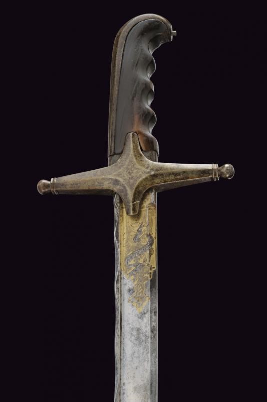 Sciabola da Ufficiale del Corpo di Stato Maggiore Adottata nel 1843 con Bellissima Lama - Regno d...