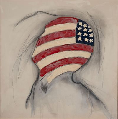 Parte di mondo, tecnica mista su tela, 2005