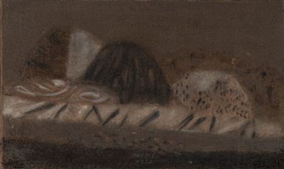 Paesaggio senese, olio su tela