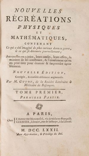 Nouvelles Récréations Physiques et Mathématiques
