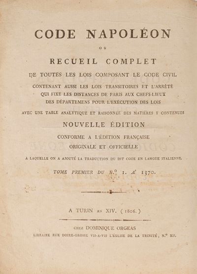 Code Napoleon Ou Recueil Complet De Toutes Les Lois Composant le Code Civil