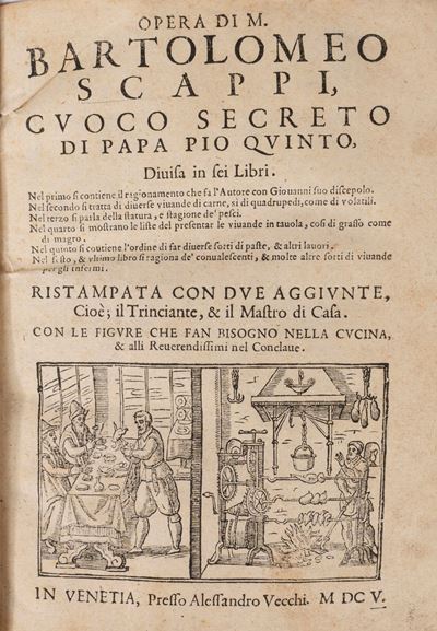 Cuoco Secreto di Papa Pio Quinto