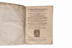 Animadversives sive observations in libros de historia, et de causis plantarum