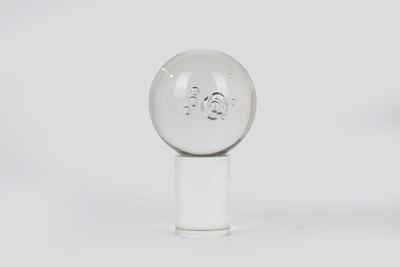 Sfera in Cristallo con Bolle All'interno, Secolo XX