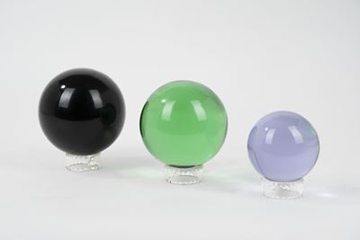 Lotto Composto da Tre Sfere in Vetro di Murano, Secolo XX