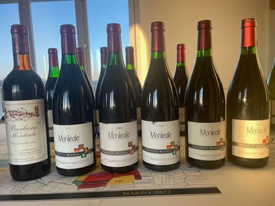 Vigneti Massa, Verticale Monleale Barbera Colli Tortonesi 1978, 1996-2000 (6 BT)